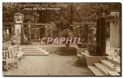 Cartes postales Exposition des Cirty Decoralifs Jardin Des Alpes Maritimes