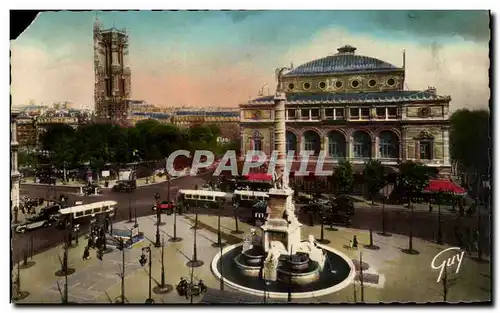 Ansichtskarte AK Paris Et Ses Merveilles La Place du Chatelet et la tour saint Jacques