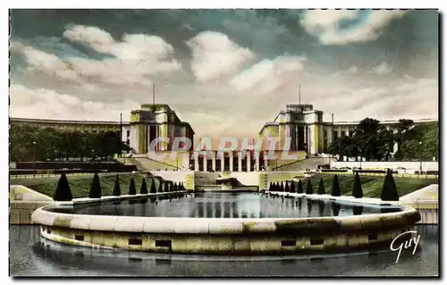 Ansichtskarte AK Paris Et Ses Merveilles Palais de Chaillot vu des jardins