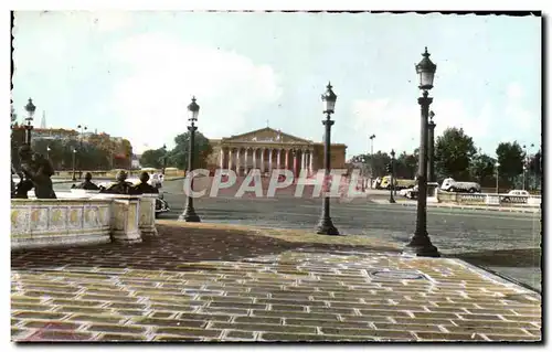 Ansichtskarte AK Paris Place de la Concorde et Chambre des Deputes