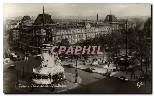 Cartes postales Paris Place de la Republique