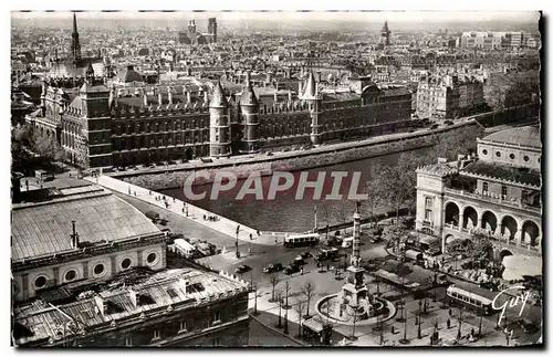 Ansichtskarte AK Paris Et Ses Merveilles La Place du Chatelet Conciergerie