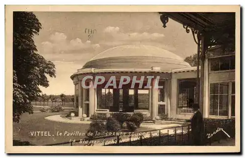 Cartes postales Vittel Le pavillon de la Grande source