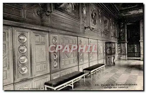 Cartes postales Palais De Fontainebleau Galerie Des Assiettes