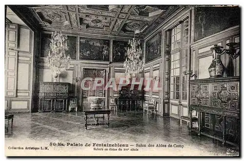 Ansichtskarte AK Palais De Fontainebleau Salon Des Aides De Camp