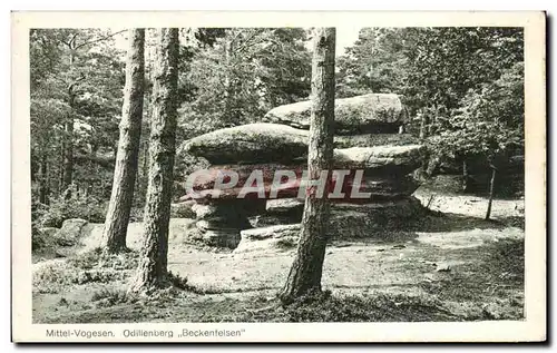 Cartes postales Mittel Vogesen Odillenberg Beckenfelsen