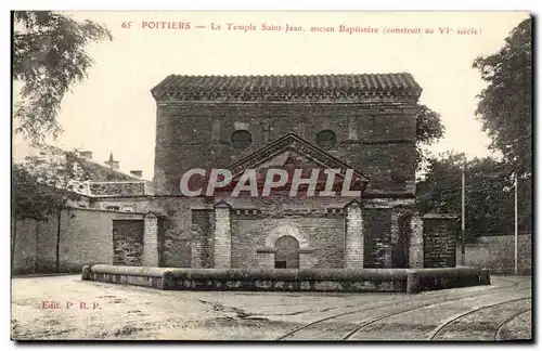 Ansichtskarte AK Poitiers Le Temple Saint Jean Ancien Baptistere