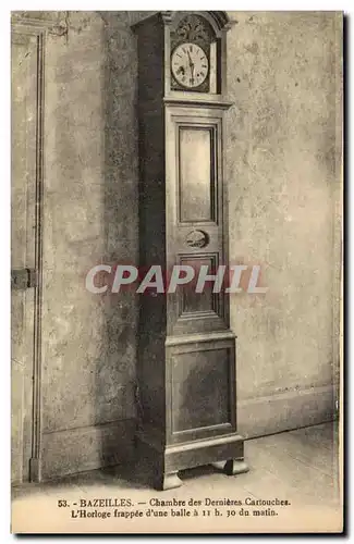 Cartes postales Bazeilles Chambre des Dernieres Cartouches L&#39Horloge frappee