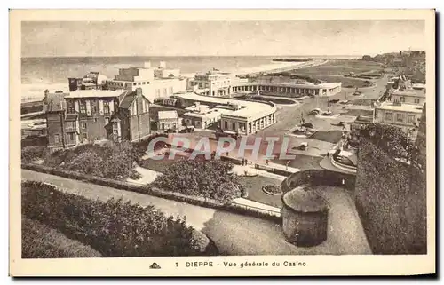 Ansichtskarte AK Dieppe Vue Generale du Casino