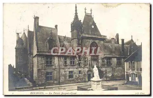 Cartes postales Bourges Le Palais Jacques Coeur