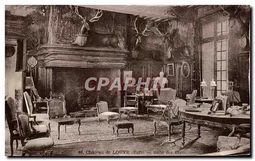 Cartes postales Chateau De Louye Salie Des Cerfs