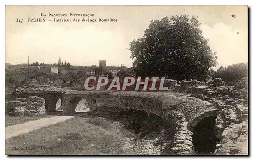 Ansichtskarte AK La Provence Pittoresque Frejus Interieur des Arenes Romaines