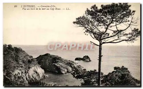 Cartes postales L&#39Esterel Corniche d&#39Or Vue au bord de la mer au Cap Roux