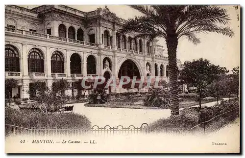 Cartes postales Menton Le Casino