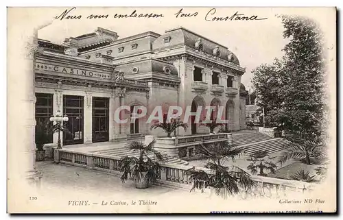 Ansichtskarte AK Vichy Le Casino Le Theatre