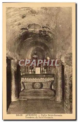 Cartes postales Auxerre Eglise Saint Germain Tombeau de Saint Germain