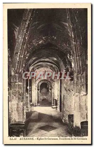 Ansichtskarte AK Auxerre Eglise Saint Germain Tombeau de Saint Germain