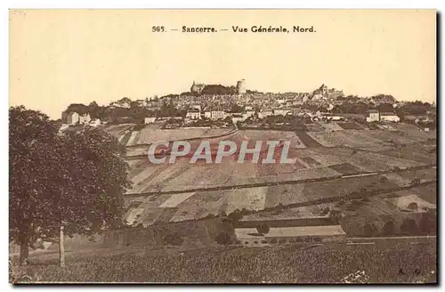 Ansichtskarte AK Sancerre Vue Generale Nord