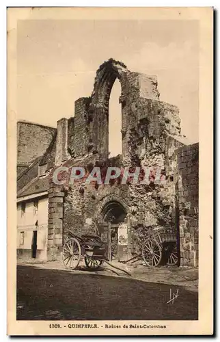 Ansichtskarte AK Quimperle Ruines de Saint Colomban