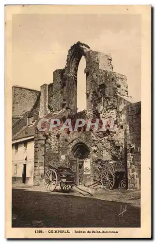 Cartes postales Quimperle Ruines de Saint Colomban