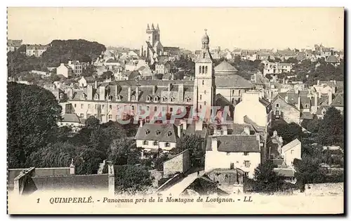 Cartes postales Quimperle Panorama pris de la Montagne de Lovignon