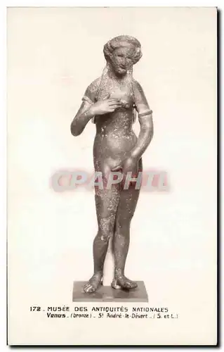 Cartes postales Musee Des Antiquites Nationales Venus St Andre le desert