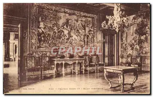 Cartes postales Pau Chateau Henri IV Salon D'Attante