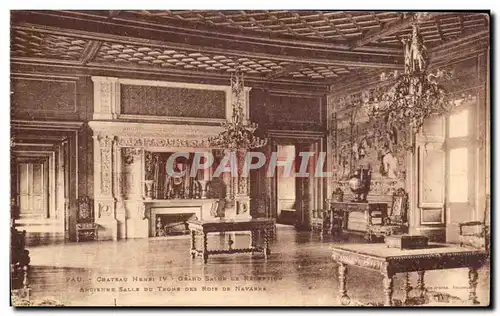 Ansichtskarte AK Pau Chateau Henri IV Grand Salon