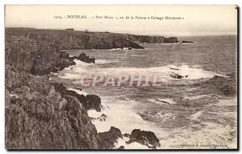 Cartes postales Douelan Port Blanc vu de La Pointe