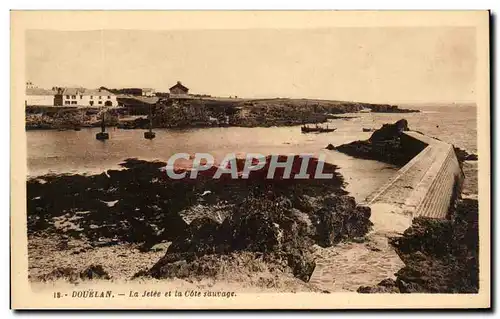 Cartes postales Douelan la Jetee at la Cote Sauvage