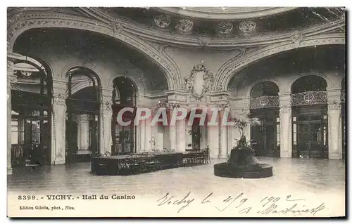 Cartes postales Vichy Hall du Casino