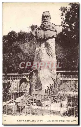 Cartes postales Saint Raphael Monument d&#39Alphonse Karr