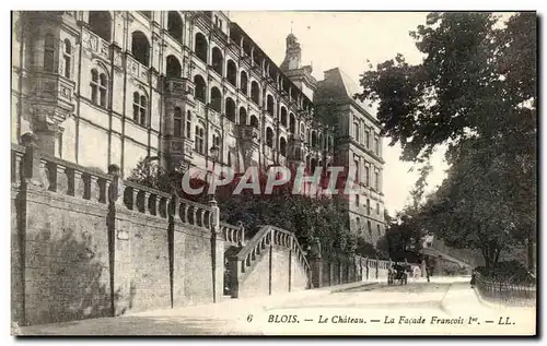 Ansichtskarte AK Blois Le Chateau La Facade Francois 1er