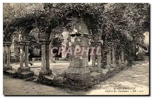 Cartes postales St Emilion Cloitre des Cordeliers