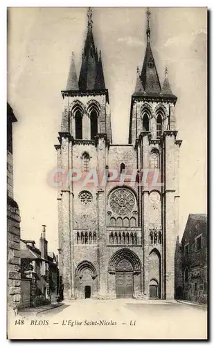 Cartes postales Blois L&#39Eglise Saint Nicolas