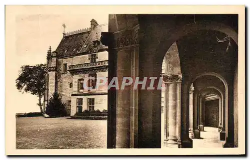 Cartes postales Chateau de Chaumount sur Loire Interieur de la Cour La Chapelle Les Arcades