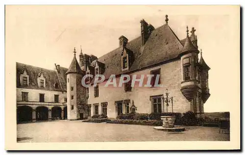 Ansichtskarte AK Chateau de Chaumount sur Loire Detail de Cour