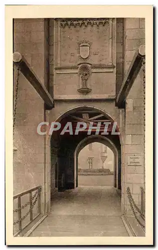 Ansichtskarte AK Chateau de Chaumount sur Loire Detail de I&#39entree et Pont Levis