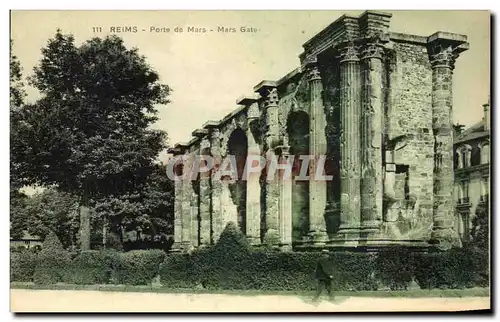 Cartes postales Reims Porte de Mars