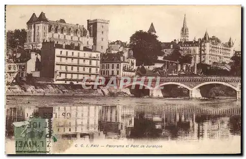 Cartes postales Pau Panorama Et Pont De Jurancon