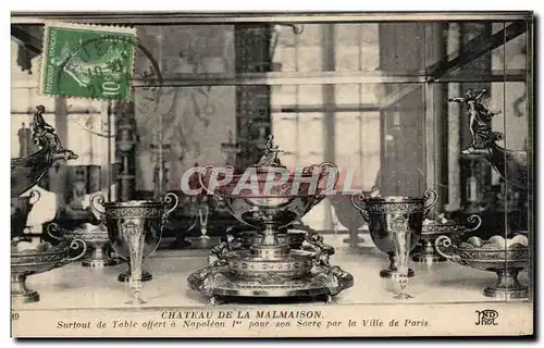 Ansichtskarte AK Chateau De La Malmaison Surtout De Table Offert A Napoleon 1er pour le sacre par la ville de Par