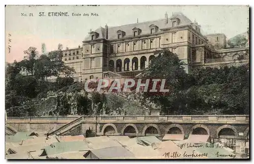 Cartes postales St Etienne Ecole Des Arts