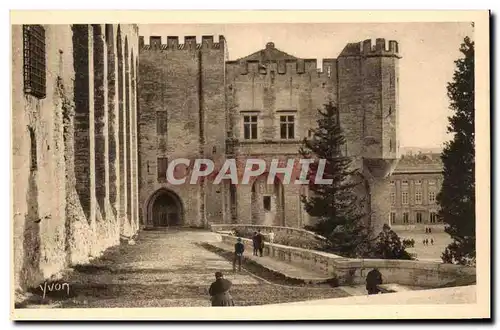 Ansichtskarte AK La Douce France Avignon Aile Gauche Du Palais Des Papes