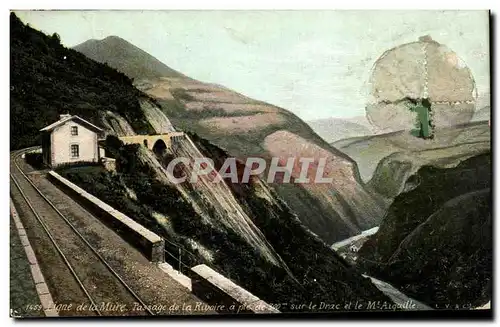 Cartes postales Ligne De La Mure Passage De La Rivoire A Pie De Sur Le Drac Et La M'Alguille