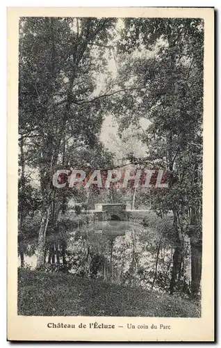 Cartes postales Chateau de l&#39Ecluze Un coin du Parc