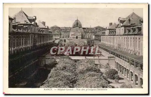 Cartes postales Nancy Hopital Vue des principaux batiments