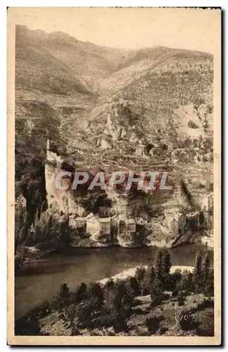 Cartes postales Gorges Du Tarn Castelbouc Le Village et le Vieux Chateau