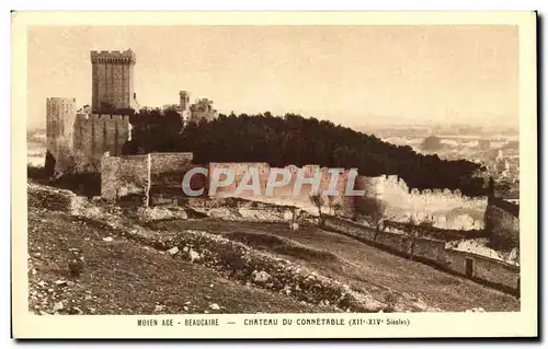 Cartes postales Moyen Age Beaucaire Chateau Du Connetable