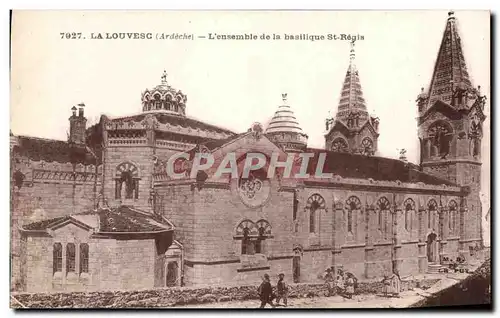 Ansichtskarte AK La Louvesc L&#39ensemble de la basilique St Regis