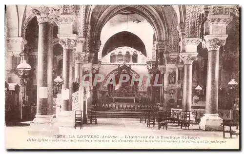 Ansichtskarte AK La Louvesc Interieur de la Basilique St Regis Belle eglise moderne